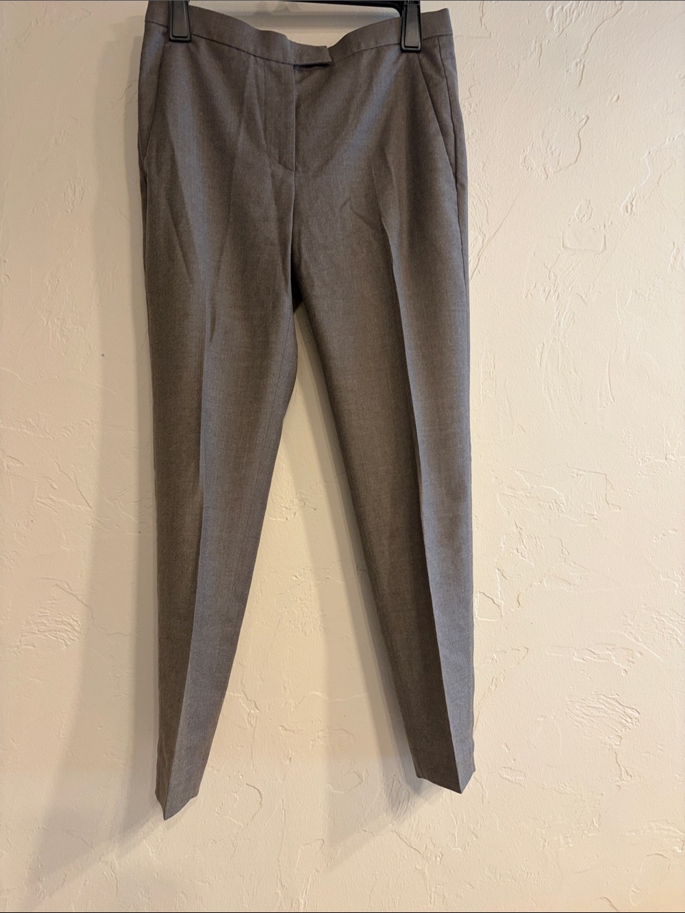 Women’s Fine Wool Gray Dress Pants - Made in Italy S4